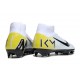 Scarpe Nike Mercurial Superfly 10 Elite FG Bianco Nero Giallo