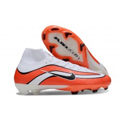 Scarpe Nike Mercurial Superfly 10 Elite FG Rosso Bianco Nero