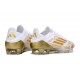 Scarpe da Calcio adidas F50 Elite FG Bianco Oro Met