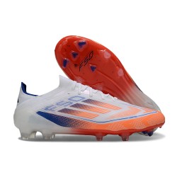 Scarpe da Calcio adidas F50 Elite FG Ftwr Bianco Rosso Solare Blu Lucido