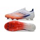 Scarpe da Calcio adidas F50 Elite FG Ftwr Bianco Rosso Solare Blu Lucido