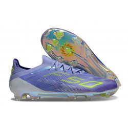 Scarpe da Calcio adidas F50 Elite FG Viola Tone Limone Lucido Viola Rush