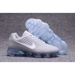 Nike AIR VAPORMAX FLYKNIT - Scarpe running neutre - Grigio Bianco