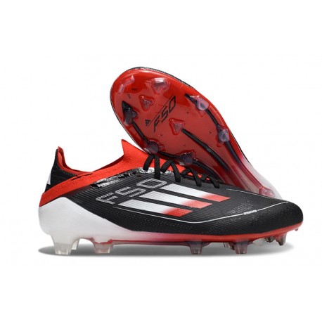 Scarpe da Calcio adidas F50 Elite FG Nero Rosso Bianco