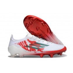 Scarpe da Calcio adidas F50 Elite FG Bianco Rosso Verde