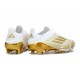 Scarpe da Calcio adidas F50+ Elite FG Bianco Oro Met