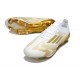 Scarpe da Calcio adidas F50+ Elite FG Bianco Oro Met