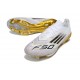 adidas Scarpe da Calcio F50+ FG Bianco Nero Oro Met