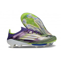 adidas Scarpe da Calcio F50+ FG Viola Giallo
