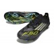 adidas Scarpe da Calcio F50+ FG Nero Core Ferro Metallizzato Limone Lucido