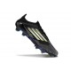 adidas Scarpe da Calcio F50+ FG Nero Core Ferro Metallizzato Limone Lucido