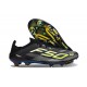 adidas Scarpe da Calcio F50+ FG Nero Core Ferro Metallizzato Limone Lucido