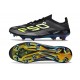 adidas Scarpe da Calcio F50+ FG Nero Core Ferro Metallizzato Limone Lucido