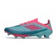 adidas Scarpe da Calcio F50+ FG X Messi Flash Acqua Rosa Lucido Ciano Lucido