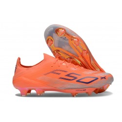 adidas Scarpe da Calcio F50+ FG Arancio Nero