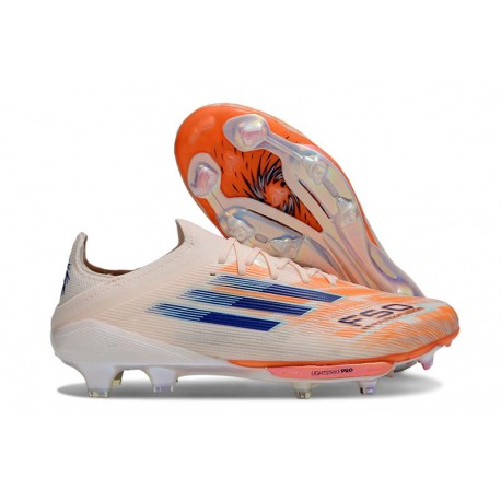 adidas Scarpe da Calcio F50+ FG Arancio Blu