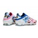 Scarpe adidas F50 Elite Laceless FG Bianco Rosso Blu