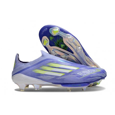 adidas F50+ Senza Lacci FG Viola Tone Limone Lucido Viola Rush