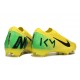 Scarpe da Calcio Nike Mercurial Vapor XVI Elite FG Kylian Mbappe Giallo Nero Verde