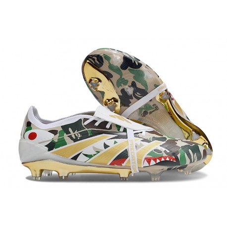 Adidas Predator Elite FT 25 FG Bianco Nero Verde Oro