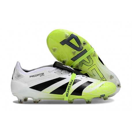 Adidas Predator Elite FT 25 FG Ftwr Bianco Nero Core Limone Lucido
