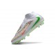 Scarpa Nike Phantom 6 Elite High Cut FG Bianco Verde Arancio
