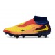 Nike Phantom 6 Elite High Cut FG X Haaland Arancione Laser Lemon Venom Blu Void