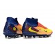 Nike Phantom 6 Elite High Cut FG X Haaland Arancione Laser Lemon Venom Blu Void