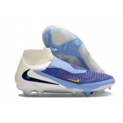 Scarpa Nike Phantom 6 Elite High Cut FG Blu Racer Bianco Ossidiana Scuro