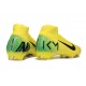 Scarpe Nike Mercurial Superfly 10 Elite FG KM Giallo Verde Nero