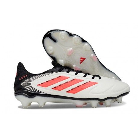Scarpe adidas Copa Pure III Elite FG Bianco Rosso Lucido Nero
