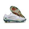 Scarpe da Calcio Nike Phantom 6 Elite Low FG Bianco Argento Verde