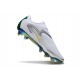 Scarpe da Calcio Nike Phantom 6 Elite Low FG Bianco Argento Verde