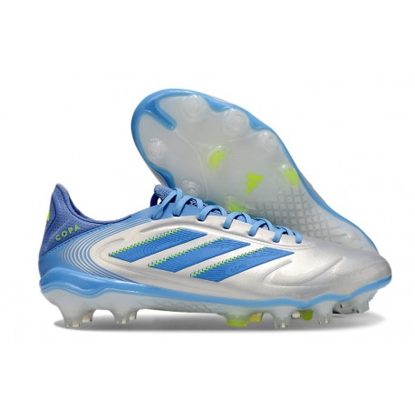 Scarpe adidas Copa Pure III Elite FG Halo Blu Blu Fusion Limone Lucido