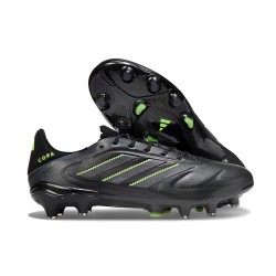 Scarpe adidas Copa Pure III Elite FG Nero Core Grigio Solido Limone Lucido