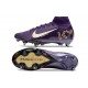 Nike Air Zoom Mercurial Superfly X Elite SG MBAPPE Grand Viola Avorio Pallido
