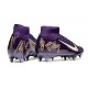 Nike Air Zoom Mercurial Superfly X Elite SG MBAPPE Grand Viola Avorio Pallido