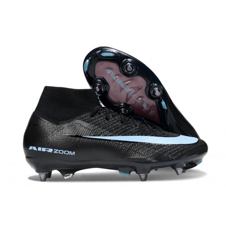Nike Air Zoom Mercurial Superfly X Elite SG Nero Blu Ghiaccio