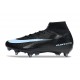 Nike Air Zoom Mercurial Superfly X Elite SG Nero Blu Ghiaccio