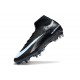 Nike Air Zoom Mercurial Superfly X Elite SG Nero Blu Ghiaccio