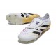Scarpe adidas Predator Elite Fold-over Tongue SG Ftwr Bianco Nero Oro Met