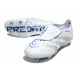 Scarpe adidas Predator Elite Fold-over Tongue SG Bianco Argento Blu