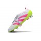 Scarpe adidas Predator Elite Fold-over Tongue SG Bianco Rosa Giallo