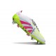 Scarpe adidas Predator Elite Fold-over Tongue SG Bianco Rosa Giallo