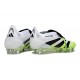 Scarpe adidas Predator Elite Fold-over Tongue SG Bianco Nero Giallo
