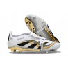 Scarpe adidas Predator Elite Fold-over Tongue SG Bianco Nero Oro Met