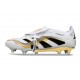 Scarpe adidas Predator Elite Fold-over Tongue SG Bianco Nero Oro Met
