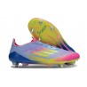 Scarpa Adidas F50 Elite SG Pro Blu Fusion Limone Lucido Rosa Lucido