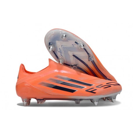 Adidas F50 Elite Laceless SG-Pro Arancione Nero