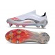 Adidas F50 Elite Laceless SG-Pro MESSI Ftwr Bianco Rosso Lucido Argento Metallico